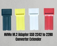 NVMe M.2 Adapter SSD 2242 to 2280 Hard Drive Bracket Converter Extender LOT