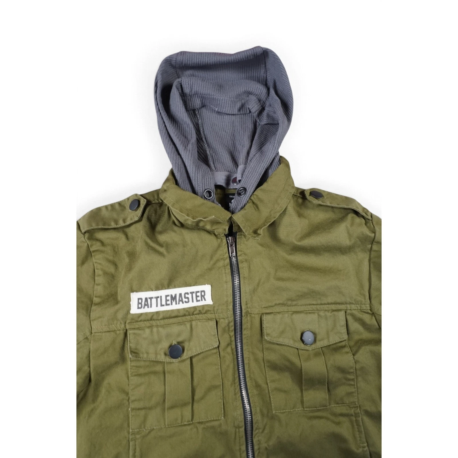 World of Warcraft Battlemaster Jacket Men S Olive Military JINX Blizzard Azeroth - product detail image 4