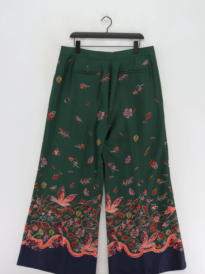 Boden Women's Suit Trousers UK 18 Green 100% Polyester Dress Pants - Image 2 of 4