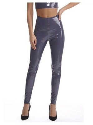 Commando High Rise Ankle Stretch Leggings Gray Solid Women's Size S