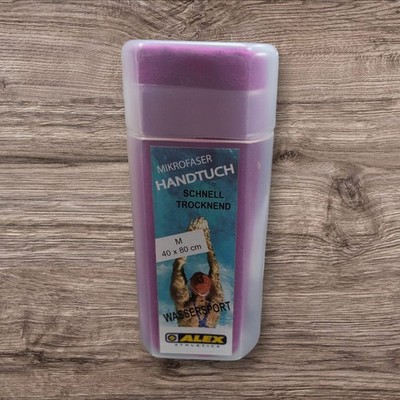 Alex Athletics Mikrofaser Handtuch M 40x80cm Rosa - Schnelltrocknend Wassersport