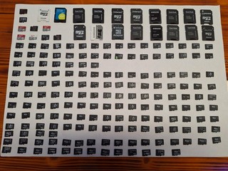 177 Stück XXL Speicherkarten Konvolut Micro SD Card bis 128 GB von PRIVAT