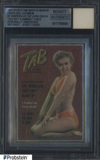 1993 Sports Time Marilyn Monroe Jersey Fusion Used Bed Sheet BGS Authentic