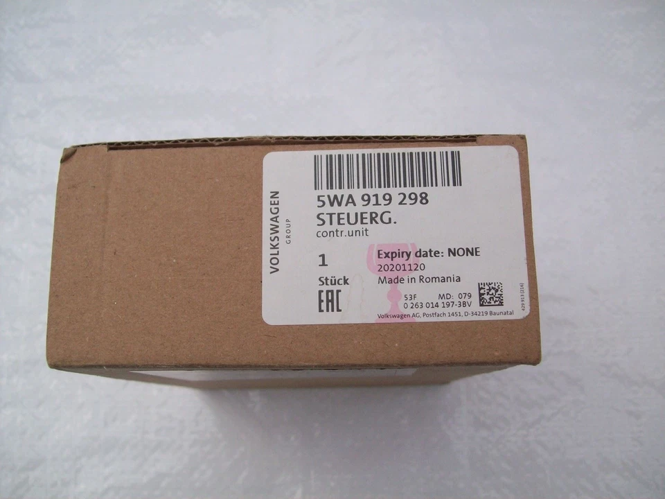 VW Golf CD Control Unit For Park Steering Assist 5WA919298 2020 onward - Image 4 of 4