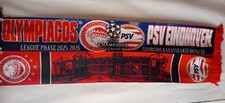 SCIARPA OLYMPIACOS PSV EINDHOVEN SHILKY 4/11/2025 CHAMPIONS LEAGUE FASE DOPPIA