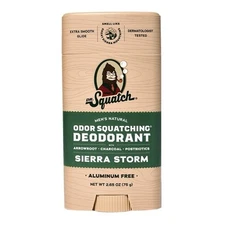 DR. Squatch Sierra Storm Men's Aluminum Free Deodorant - 2.65 fl oz