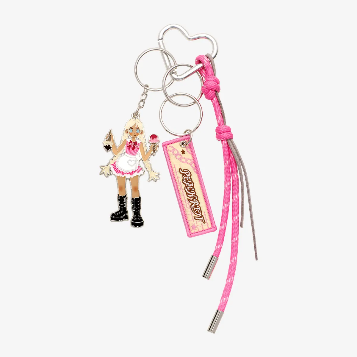 NEW Pop Mart Peach Riot Rush Hour Series Pendant Keychain POPPY