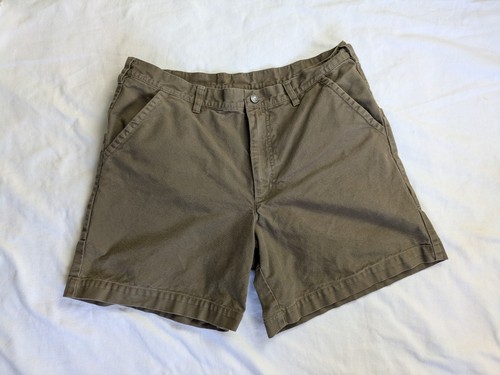Patagonia 100% Organic Cotton Stand Up Canvas Shorts Men’s 36 Brown