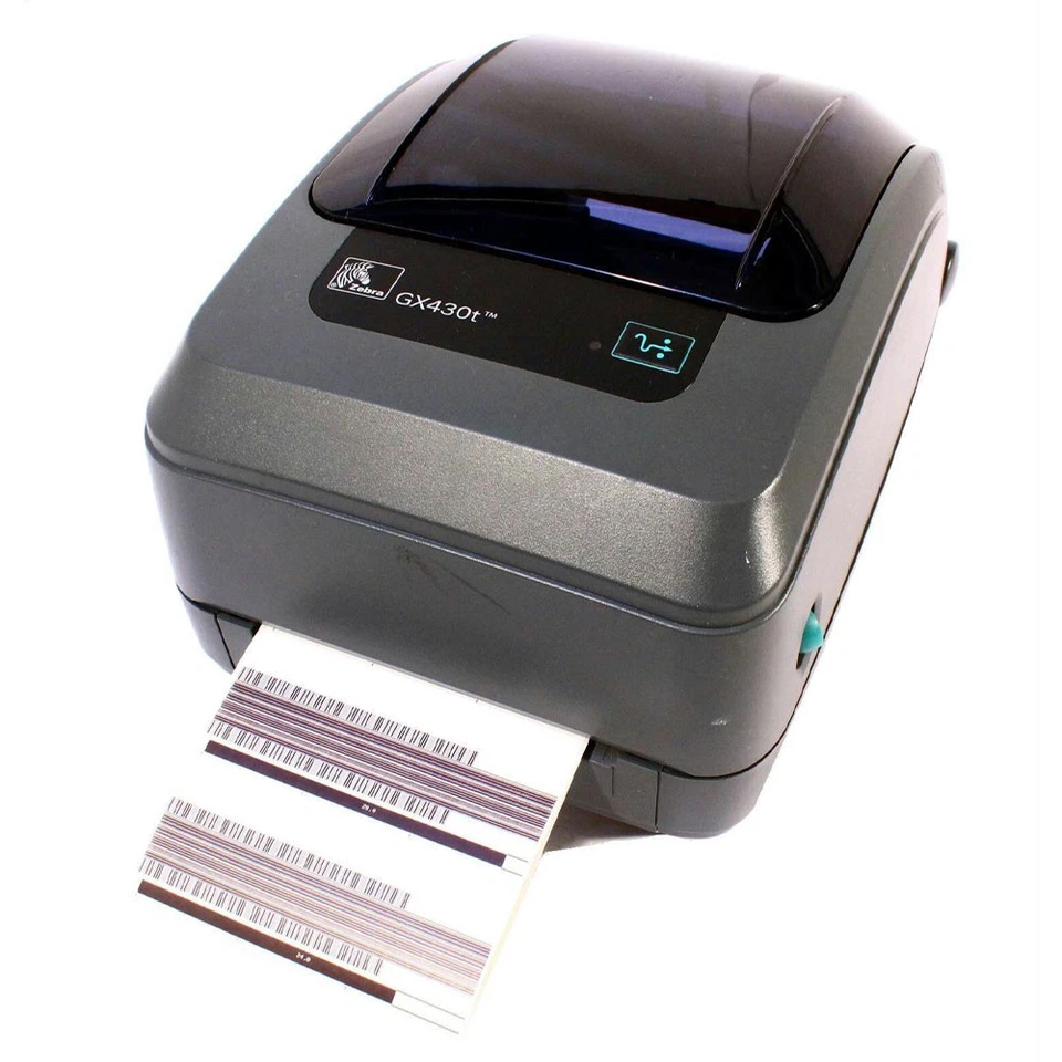 Zebra GX430T GX43-102410-000 300DPI Thermal Barcode Label Tag Printer Network - Image 2 of 4