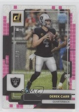 2022 Panini Clearly Donruss Techno 6/6 Derek Carr #29 v7j