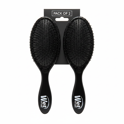 Wet Brush Original Detangler Black Glide Through Tangles Pack of 2 Hair Brush - Picture 1 of 4