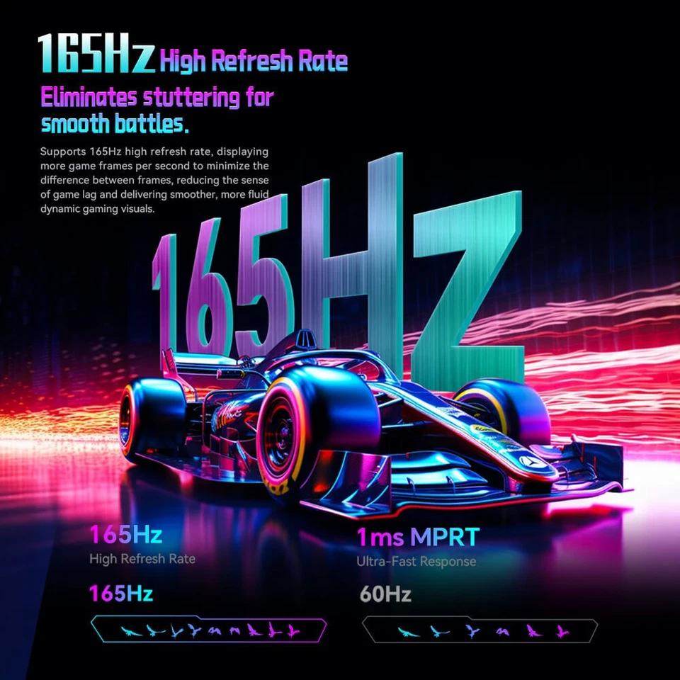 34in Curved Gaming Monitor,1500R,3440*1440VA Panel,165Hz,4000:1,1ms,TITAN ARMY - Image 3 of 4