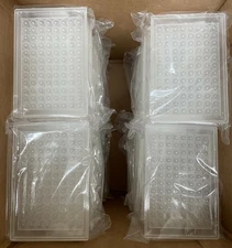 LOT OF 51 PCS - 24 96-Well Lab Sampling Trays, Polypropylene Reservoirs + More