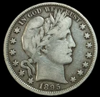 1895 50C Barber Half Dollar- Choice VF- SMH1095