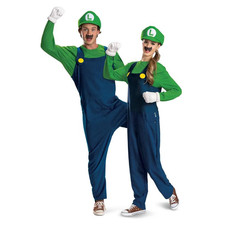 Elevated Super Mario Bros Luigi Costume - Disguise Costumes