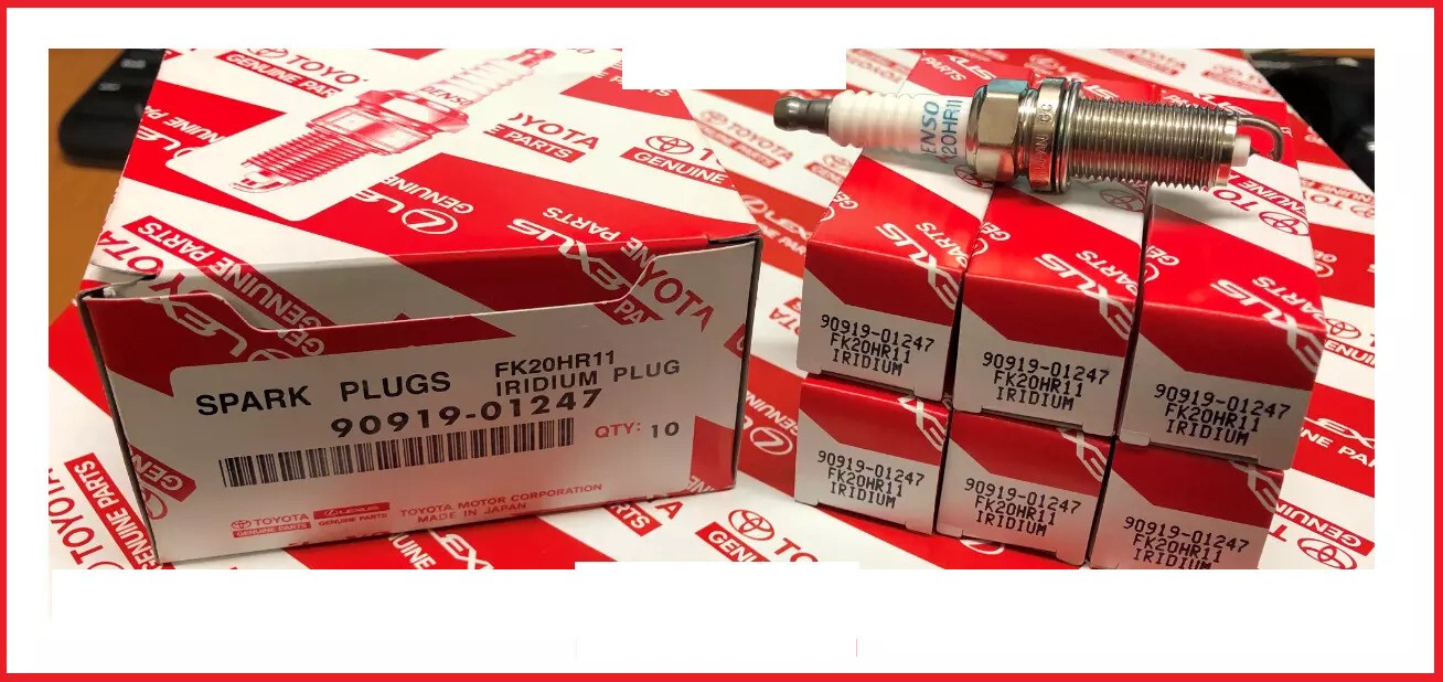 6 PACK SPARK PLUG Fit TOYOTA LEXUS 90919-01247 Fit IRIDIUM USA STOCK