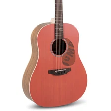 Ovation Applause AAS-69 Jump Acoustic Guitar, Solid Spruce Top, Peach