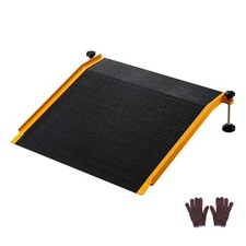 Threshold Ramp for Doorways, 26.4 x 31.9 in, Platform Aluminum Wheelchair Ramp