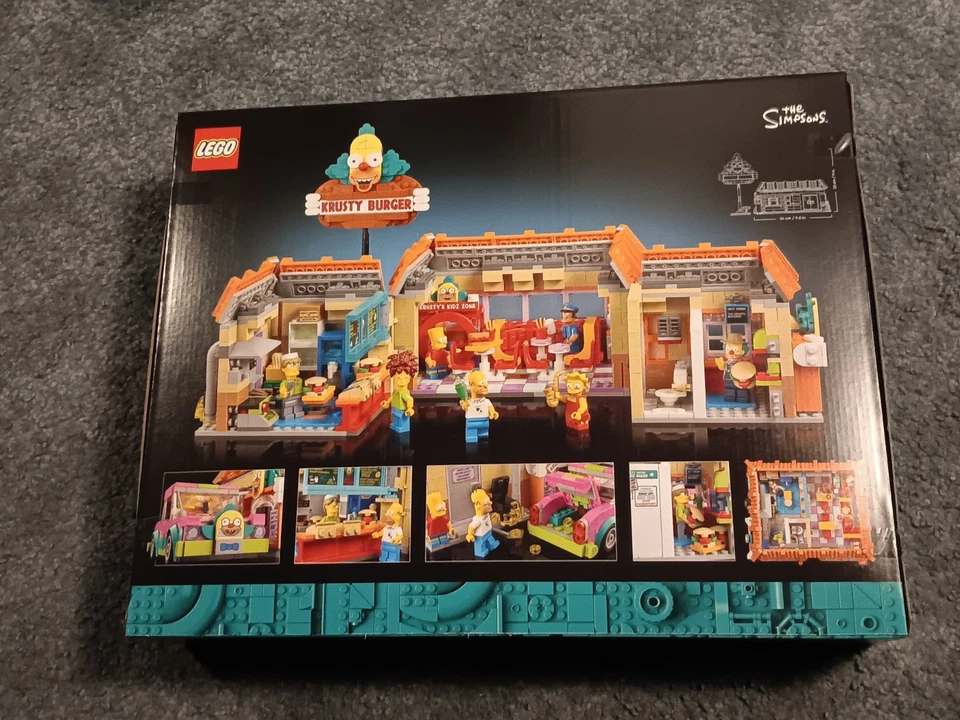 LEGO Icons 10352 The Simpsons Krusty Burger Sealed Ready to Ship - Image 2 of 2