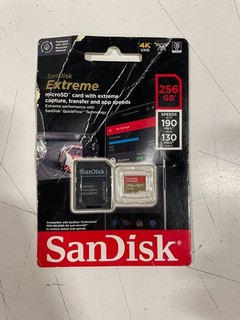 SanDisk Extreme PRO 256GB microSDXC UHS I Memory Card