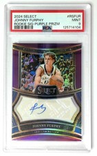 2024-25 SELECT ROOKIE SIGNATURE PURPLE /75 Johnny Furphy INDIANA PSA9 POP1