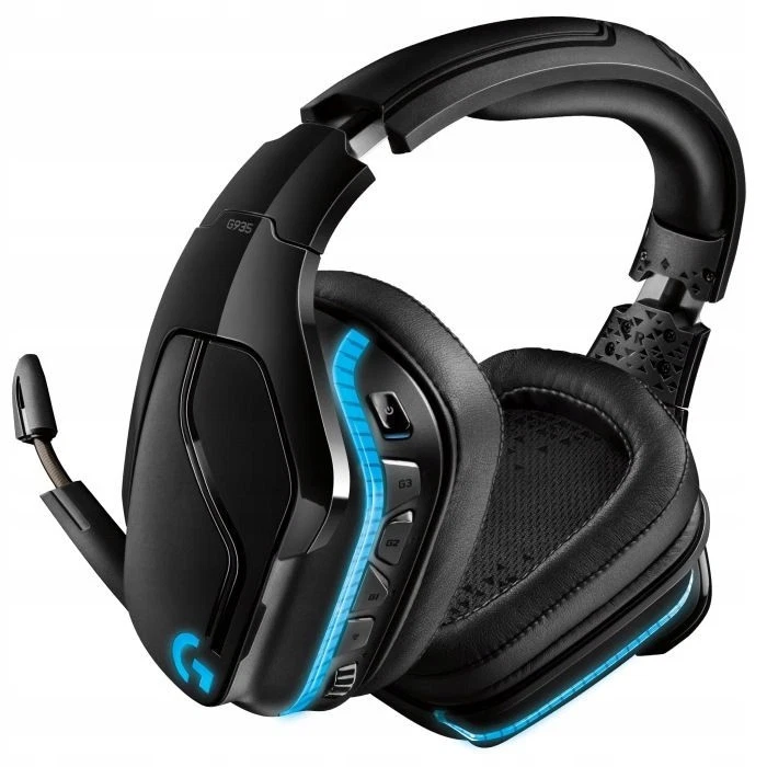 Logitech G935 Kopfhörer gaming wireless mit Mikrofon - Schwarz - Bild 2 von 4