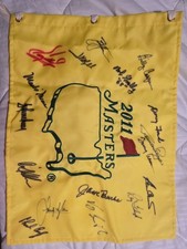 2010 and 2011 signed golf memorabilia
