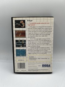 R-Type Sega Master System Game and Case