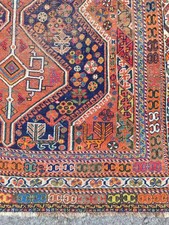 Rare Antique rug 7x10, Heriz Area rug 7x10 vintage, Oversize rug, Oriental rug