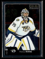 2016-17 O-Pee-Chee Platinum #72 Pekka Rinne Card Nashville Predators