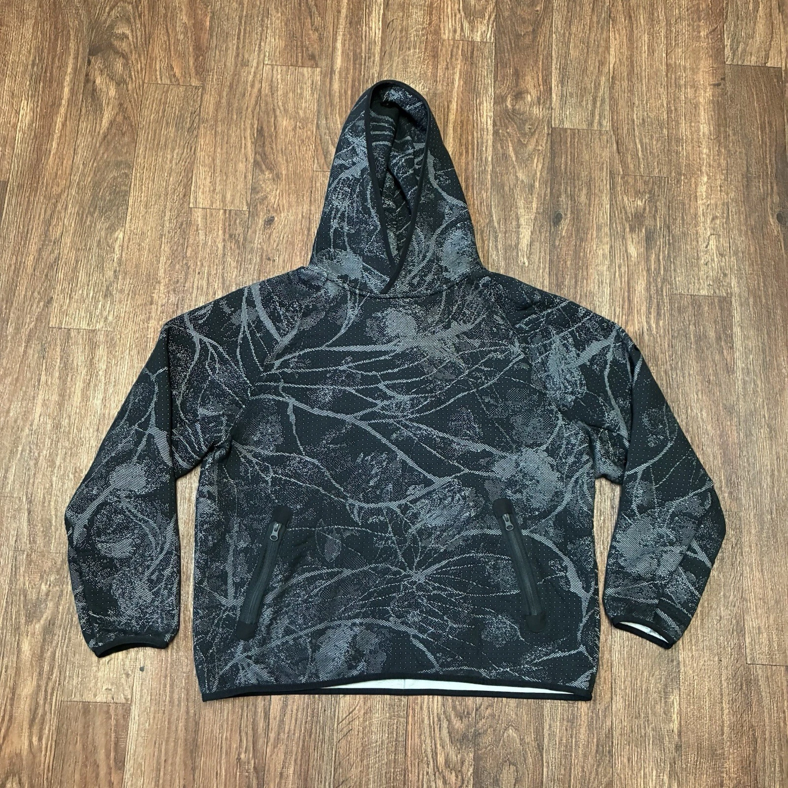 Nike Sportswear Therma-FIT ADV Tech Pack DQ4286-010 Men Black Hoodie Size Large