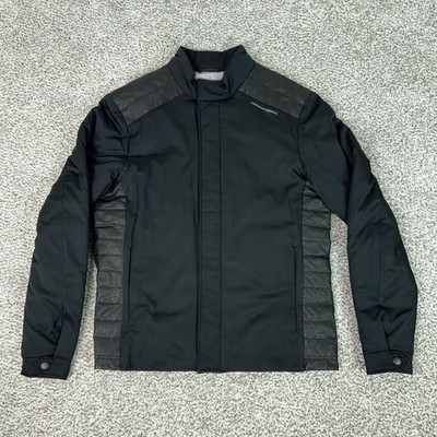 Porsche Design X PUMA Jacket Men Large Quilted Racing Coat Sports Logo TOp