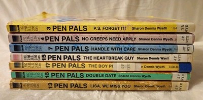 Pen Pals Series by Sharon Dennis Wyeth 7 Book Lot PB Vintage Ex-lib Good+