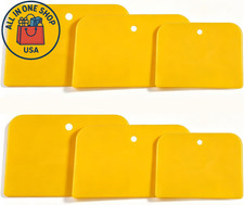 Flexible Plastic Body Filler Spreaders for Auto and Home Repair 6PCS