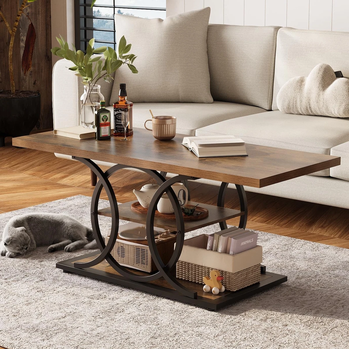Industrial Iron Coffee Tables for sale | eBay