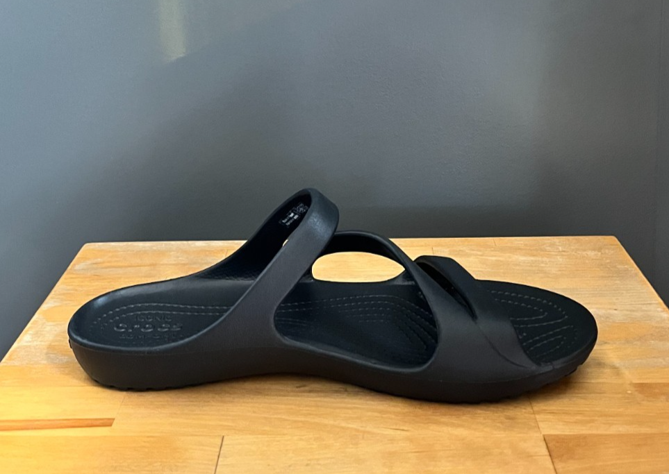forsale 看板　USA Buy CROCS Women's Sz 8 KADEE II SANDAL/SLIDE Black 206756-001
