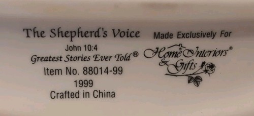 Home Interiors Gifts Jesus Figurine The Shepherds Voice Greatest Story Ever Told - Picture 9 of 9