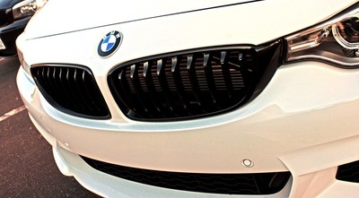 F32 M Performance black kidney grill BMW 4 Series Coupe LEFT