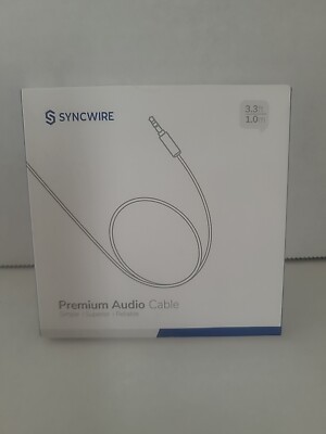 Syncwire 3.5mm Aux Cable Audio Male to Male AUX Cord 3.3ft/1m