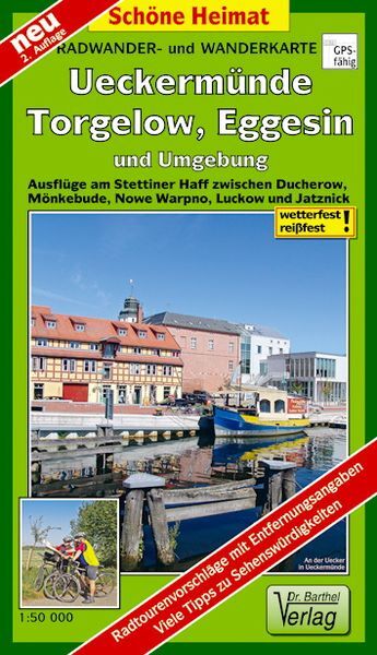 Thumbnail - Radwander- Und Wanderkarte Ueckermünde, Torgelow, Eggesin Und Umgebung