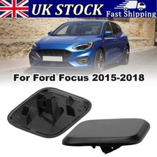 2x Left Right Headlight Washer Nozzle Jet Cover Cap For Ford Focus 2015-2018