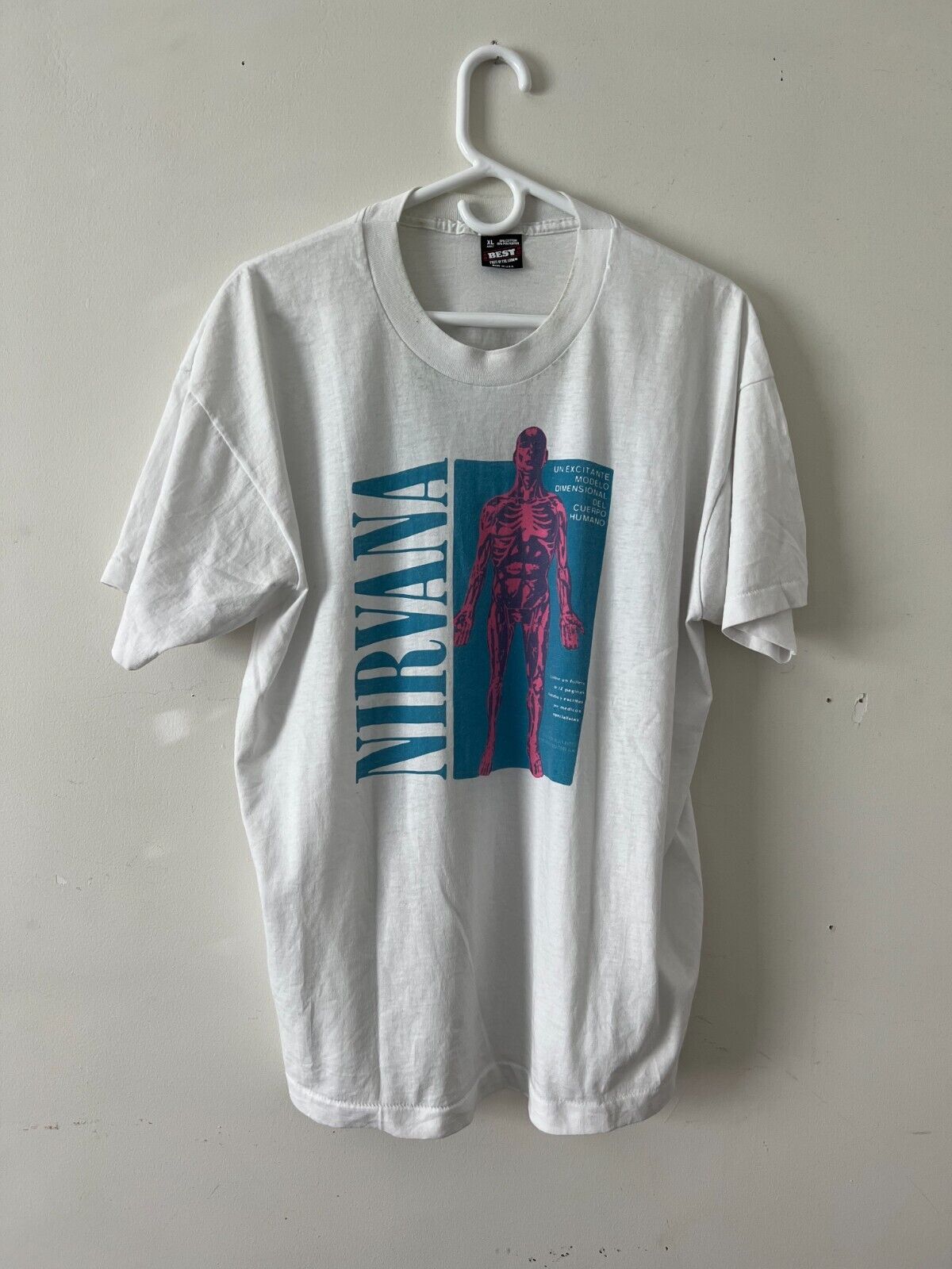 Vintage 90’s Nirvana Sliver White XL T-shirt