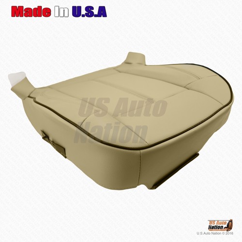 2006 to 2010 Hummer H3 DRIVER and PASSENGER Bottom Leather Seat Cover Tan #313 - Picture 4 of 10