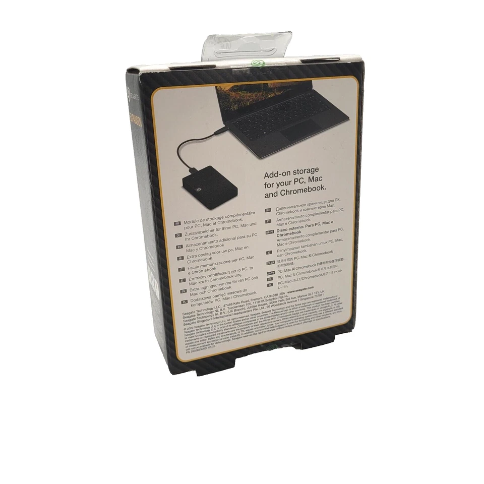 1TB USB-C Externe Festplatte 2,5Zoll Seagate Expansion Gehäuse PC Laptop - Bild 2 von 4