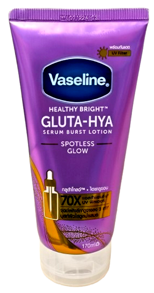 Vaseline Gluta-Hya Serum Burst Lotion Spotless Glow 170 ml UV