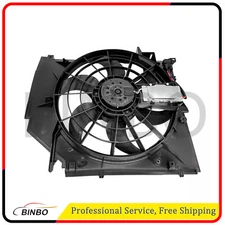 Radiator Cooling Fan Assembly For 2001 2002 2003 2004 2005 BMW 325Ci 330Ci 325i