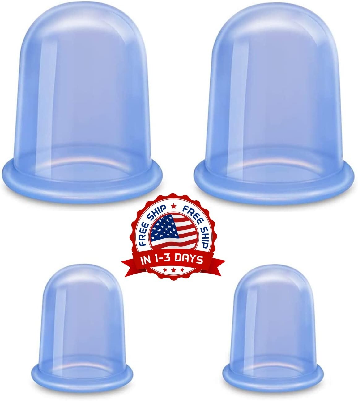 Copas Para Masaje Por Succión Terapia Anti Celulitis Ventosas Ventosas Silicona Cupping