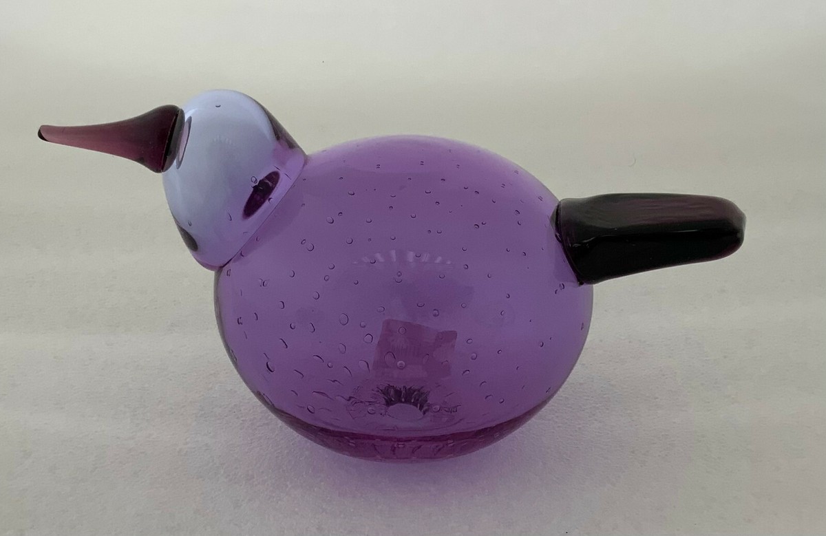 イッタラ/オイバトイッカ/アニューアルバード2021年/kesuri Iittala Oiva Toikka Annual Egg 2021 Kesuri Amethyst Limited