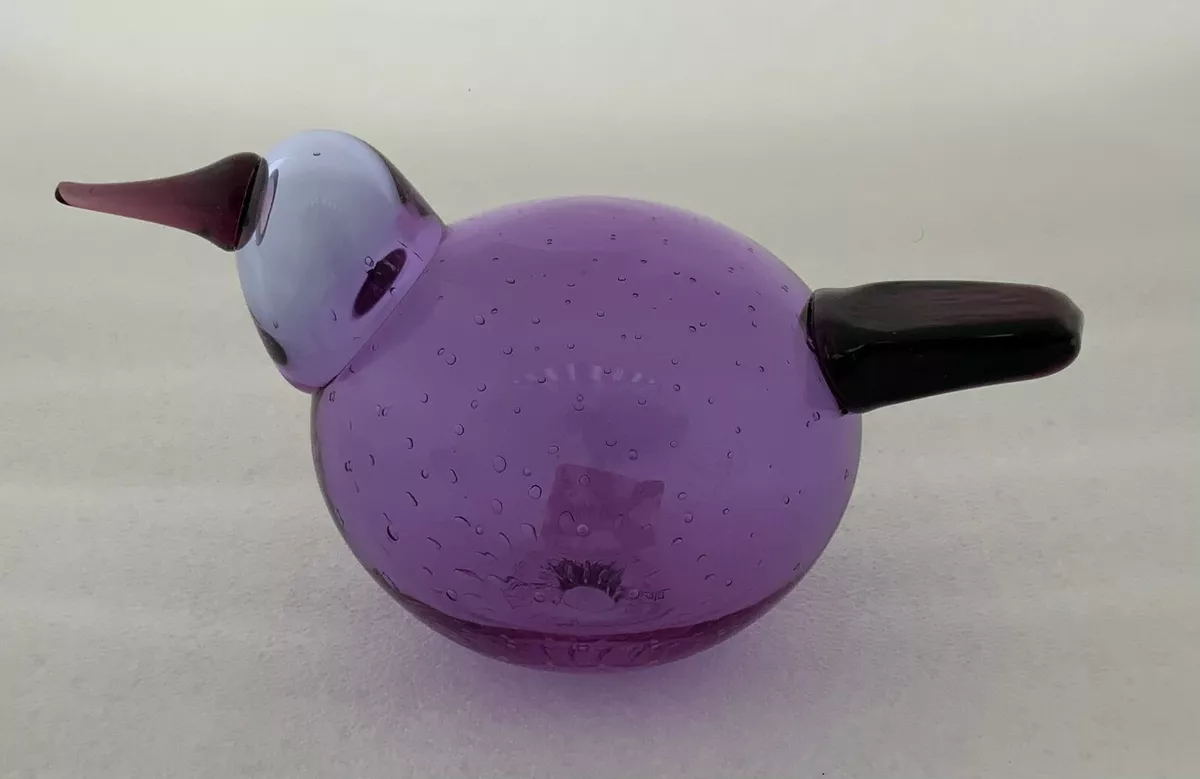 Iittala Oiva Toikka Annual Bird Birds 2021 Kesuri Amethyst 217x115