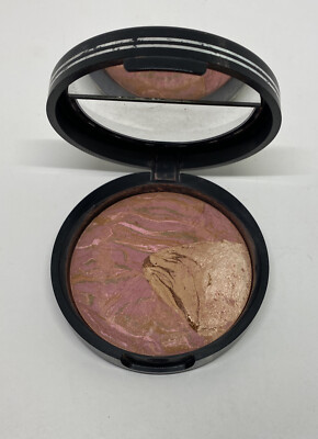 LAURA GELLER BLUSH N BRIGHTEN POWDER HIGHLIGHTER BOYSENBERRY AMARETTI .32oz READ